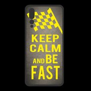 Coque  Huawei P20 Pro PREMIUM Keep Calm and Be Fast Gris