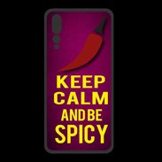 Coque  Huawei P20 Pro PREMIUM Keep Calm and Be Spicy Rose