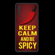 Coque  Huawei P20 Pro PREMIUM Keep Calm and Be Spicy Rouge