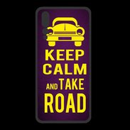 Coque  Huawei P20 Pro PREMIUM Keep Calm and Take o road 2 Violet