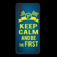 Coque  Huawei P20 Pro PREMIUM Keep Calm and Be the First Bleu