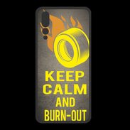 Coque  Huawei P20 Pro PREMIUM Keep Calm and Burn Out Gris