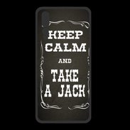 Coque  Huawei P20 Pro PREMIUM Keep Calm and Take Jack Gris
