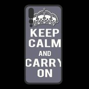 Coque  Huawei P20 Pro PREMIUM Keep Calm and Carry on Gris