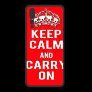 Coque  Huawei P20 Pro PREMIUM Keep Calm and Carry on Rouge