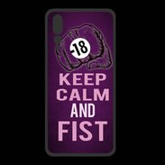 Coque  Huawei P20 Pro PREMIUM Keep Calm and Fist Violet