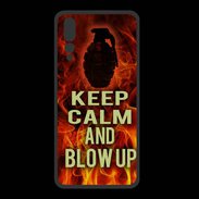 Coque  Huawei P20 Pro PREMIUM Keep Calm and Grenade Feu