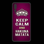 Coque  Huawei P20 Pro PREMIUM Keep Calm and Hakuna Matata rose