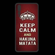 Coque  Huawei P20 Pro PREMIUM Keep Calm and Hakuna Matata Rouge