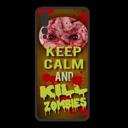 Coque  Huawei P20 Pro PREMIUM Keep Calm and Kill Zombies Orange