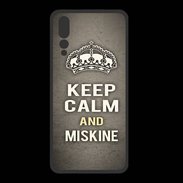 Coque  Huawei P20 Pro PREMIUM Keep Calm and Miskine Gris