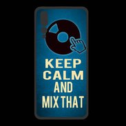 Coque  Huawei P20 Pro PREMIUM Keep Calm and Mix that Bleu