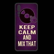 Coque  Huawei P20 Pro PREMIUM Keep Calm and Mix That Violet