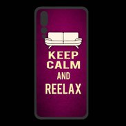 Coque  Huawei P20 Pro PREMIUM Keep Calm and Reelax Rose