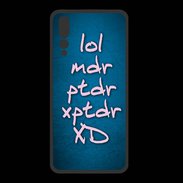 Coque  Huawei P20 Pro PREMIUM LOL MDR bleu ZG
