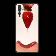 Coque  Huawei P20 Pro PREMIUM Plaisir et fraise PR20
