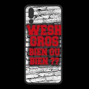 Coque  Huawei P20 Pro PREMIUM Wesh Gros Rouge