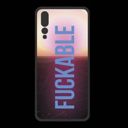 Coque  Huawei P20 Pro PREMIUM Fuckable bleu ZG