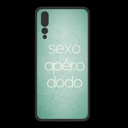 Coque  Huawei P20 Pro PREMIUM Sexo Apéro Dodo vert ZG