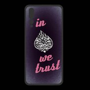 Coque  Huawei P20 Pro PREMIUM In Islam We trust Rouge ZG