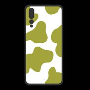 Coque  Huawei P20 Pro PREMIUM vache verte