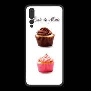 Coque  Huawei P20 Pro PREMIUM Cupcake lui et moi PR