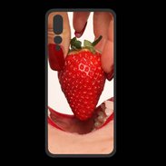 Coque  Huawei P20 Pro PREMIUM Plaisir et fraise PR10