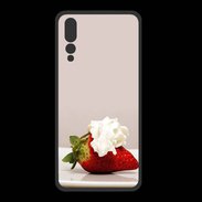 Coque  Huawei P20 Pro PREMIUM Fraise chantilly PR