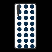 Coque  Huawei P20 Pro PREMIUM pois bleu marine