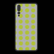Coque  Huawei P20 Pro PREMIUM pois gris & vert
