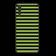 Coque  Huawei P20 Pro PREMIUM rayures noires et vertes