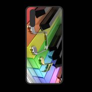 Coque  Huawei P20 PREMIUM Rainbow piano