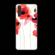 Coque  Huawei P20 PREMIUM Dessin de coquelicot