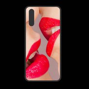 Coque  Huawei P20 PREMIUM Bouche sexy Lesbienne et rouge à lèvres gloss