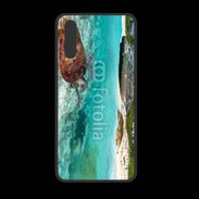 Coque  Huawei P20 PREMIUM Belle plage avec tortue