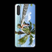 Coque  Huawei P20 PREMIUM Palmier et charme sur la plage
