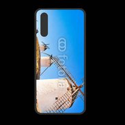 Coque  Huawei P20 PREMIUM Paysage avec des moulins