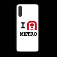 Coque  Huawei P20 PREMIUM I love Metro