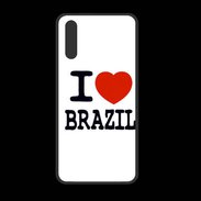 Coque  Huawei P20 PREMIUM I love Brazil