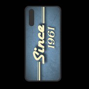 Coque  Huawei P20 PREMIUM Since 1961 Bleu