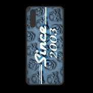 Coque  Huawei P20 PREMIUM Since crane bleu 2003