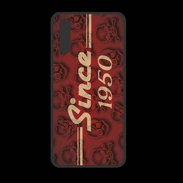 Coque  Huawei P20 PREMIUM Since crane rouge 1950