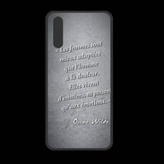 Coque  Huawei P20 PREMIUM Femmes émotions Noir Citation Oscar Wilde