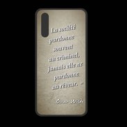 Coque  Huawei P20 PREMIUM Société rêveur Sepia Citation Oscar Wilde