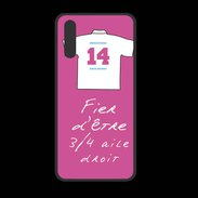 Coque  Huawei P20 PREMIUM 3/4 aile droit Bonus offensif-défensif Rose