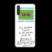 Coque  Huawei P20 PREMIUM 1 point bonus offensif-défensif Blanc