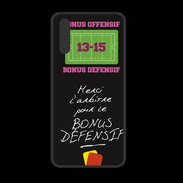 Coque  Huawei P20 PREMIUM Merci l'arbitre Bonus offensif-défensif Noir