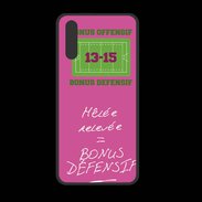Coque  Huawei P20 PREMIUM Mêlée relevée Bonus offensif-défensif Rose