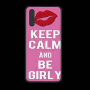 Coque  Huawei P20 PREMIUM Keep Calm Girly Rose