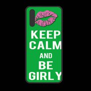 Coque  Huawei P20 PREMIUM Keep Calm Girly Vert
